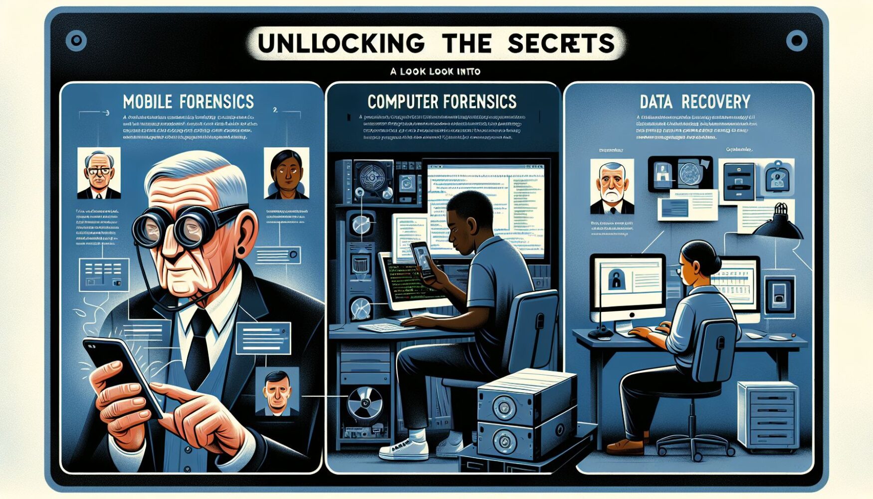 Unlocking the Secrets: A Look into Mobile Forensics, Computer Forensics, and Data Recovery